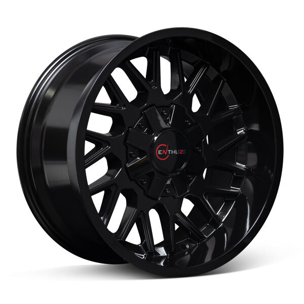 Enthuze Revolver 20x10 5x127 / 5x139.7 offset -21 cb 87.1 Gloss Black