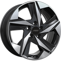 REPLICA 393 Noir lustré - Façade machinée 17x7.0  5x114.3  Offset: 45  Hub: 67.1