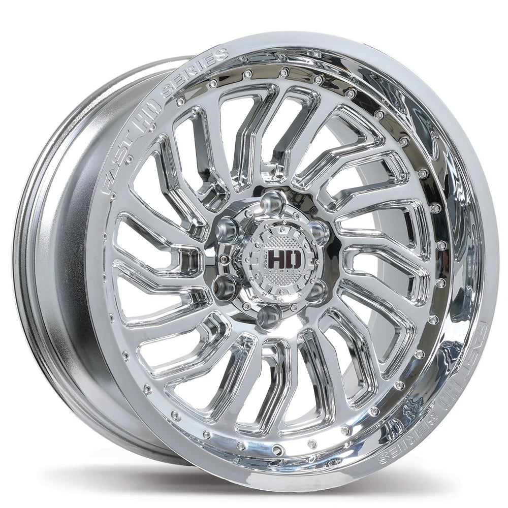 Fast HD D-STRUCT Chrome 20x10 -15 6x139.7mm 78.1mm