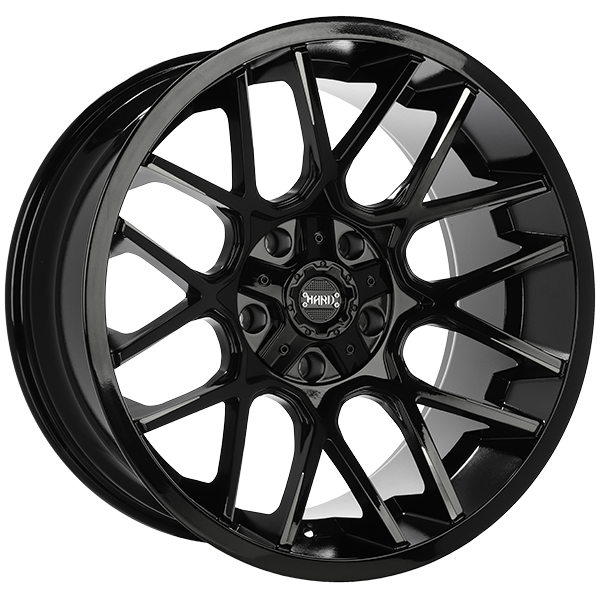 RUFFINO TACTICAL Noir lustré - Rebord usiné 20x10.0  6x135/6x139.7  Offset: -12