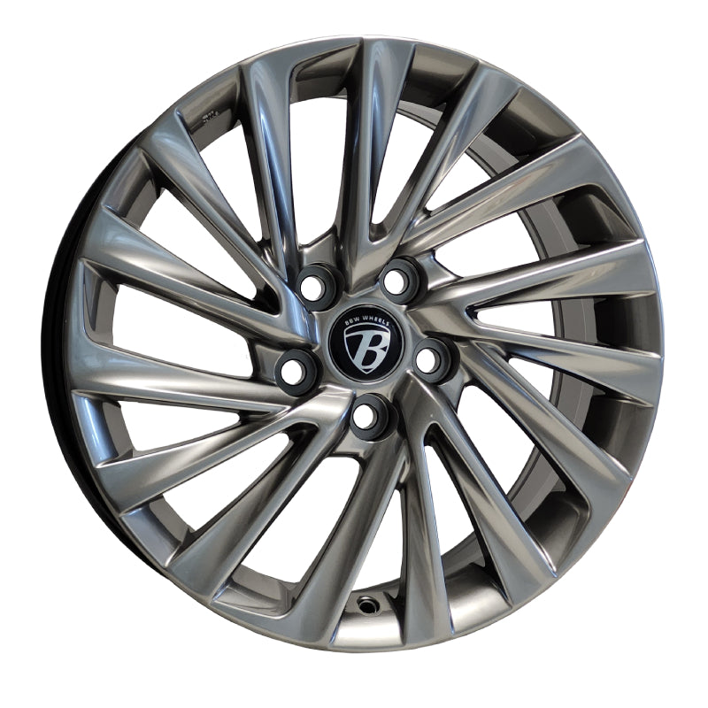 Bad Boy Wheels BBW5716 17x7.5 5x114.3 offset 40 Hyper Black
