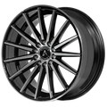 Armed Street RIVAL 74.1 17x7.5 5x108|5x110|5x120 35 GLOSS BLACK MACHINED FACE