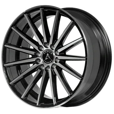 Armed Street RIVAL 74.1 17x7.5 5x108|5x110|5x120 35 GLOSS BLACK MACHINED FACE