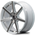 Armed Syndicate ASSASSIN 19x8.5 5x112|5x114.3 32 WHITE MACHINED + MILLED