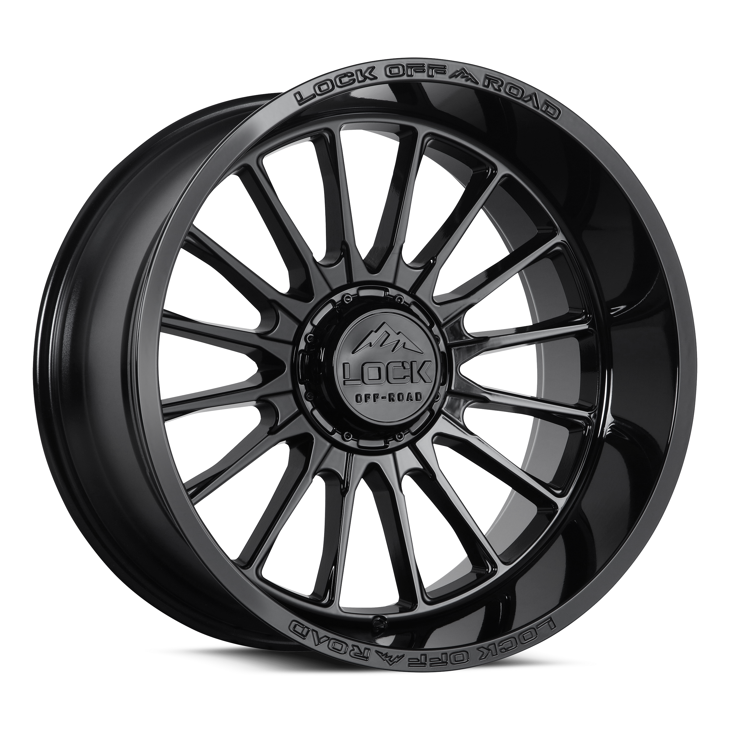 LOCK Xtreme Striker 20x9 6x135 / 6x139.7 +0mm Gloss Black