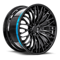 Sentali Barrel Forged SB1 19x10.5 5x112 35 Gloss Black Lip / Matte Black Centre