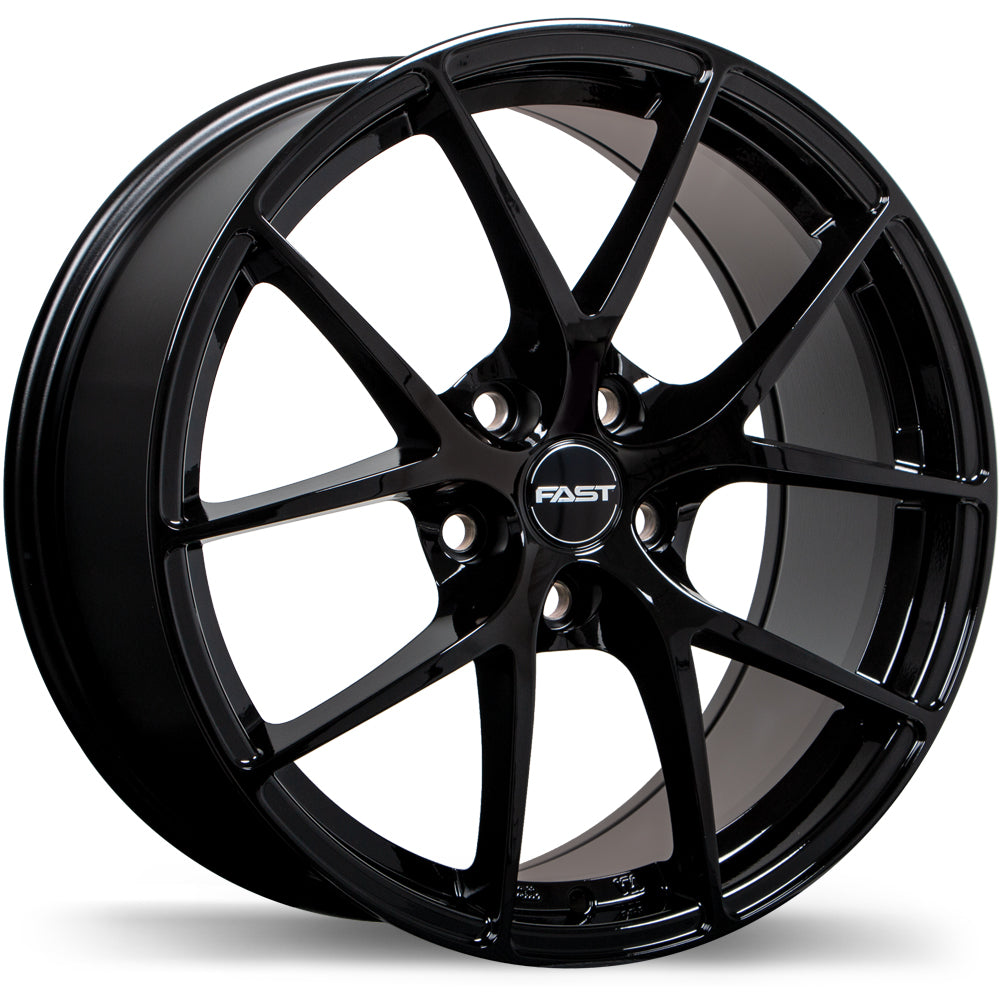 Fast Wheels Innovation  GLOSS BLACK  18x8     +45      67.1  Flat     5X114.3