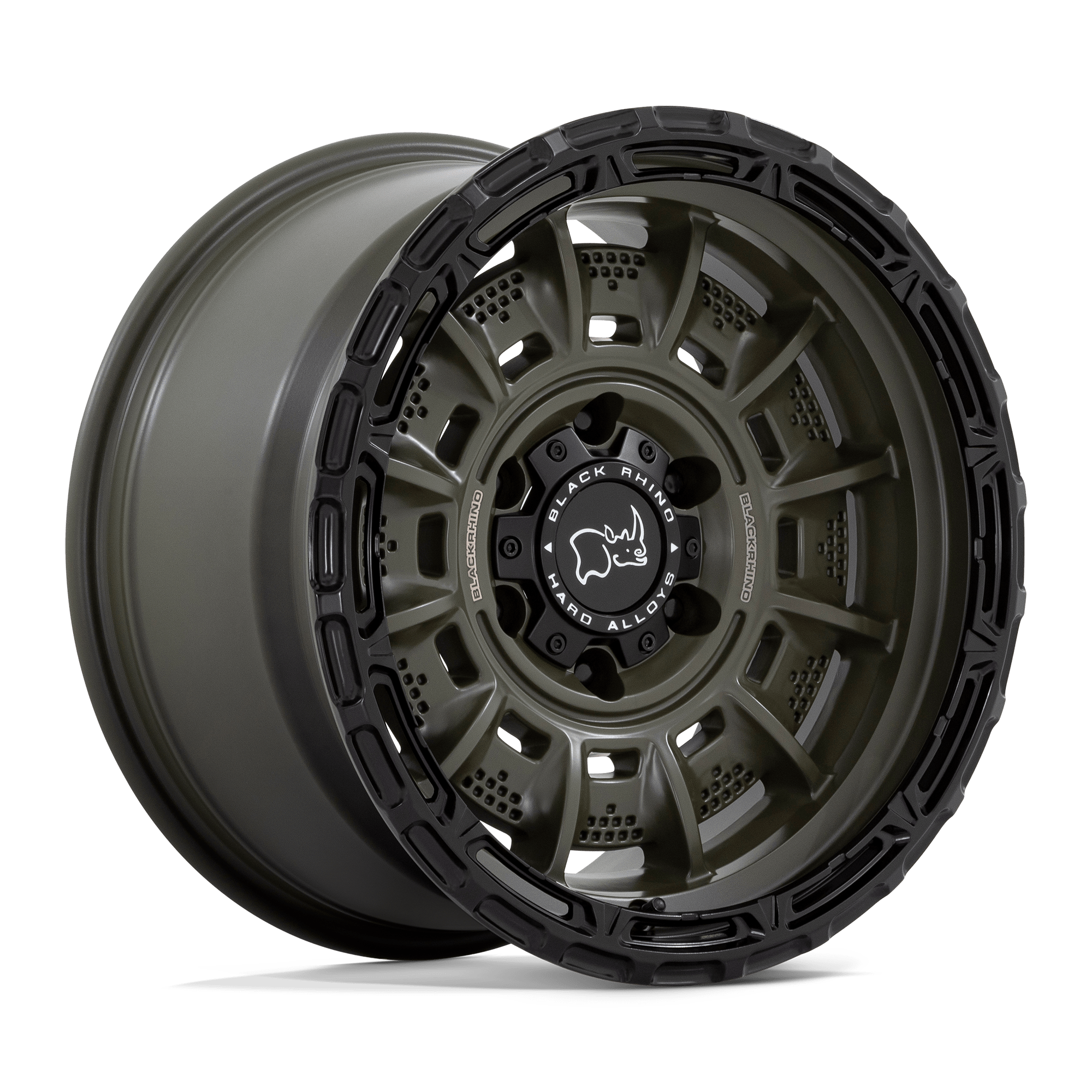 BLACK RHINO LEGION  OLIVE DRAB GREEN WITH BLACK LIP  20x10     -18      71,5  Co