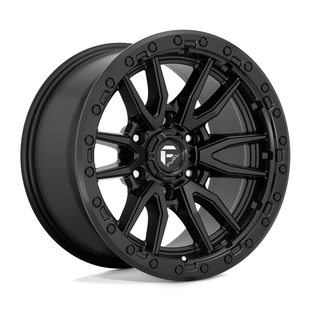FUEL Rebel  MATTE BLACK  22x10     -13      87.1  Conical     6X135