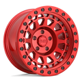BLACK RHINO PRIMM  CANDY RED W/ BLACK BOLTS  17x8.5     -38      125,1  Conical