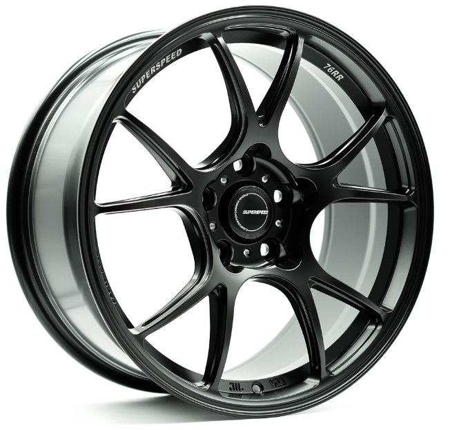 Superspeed 76RR 18x8.5 5x112 offset 35 cb 66.6 Matte Black