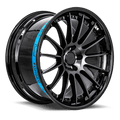Sentali Barrel Forged SB2 22x10.5 5x127 28 Gloss Black Lip / Matte Black Centre
