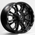 Armed Offroad Cannon 20x9 5x127 5x139.7 +18 SATIN BLACK MILLED HOLES