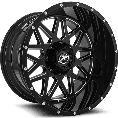 XF OFFROAD XF-211 22x12 5x127/5x139.7 -44 Gloss Black Milled