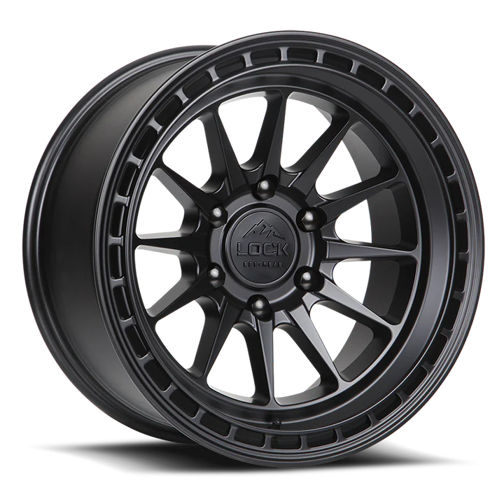 LOCK Baja 17x9 6x139.7 +0mm Matte Black