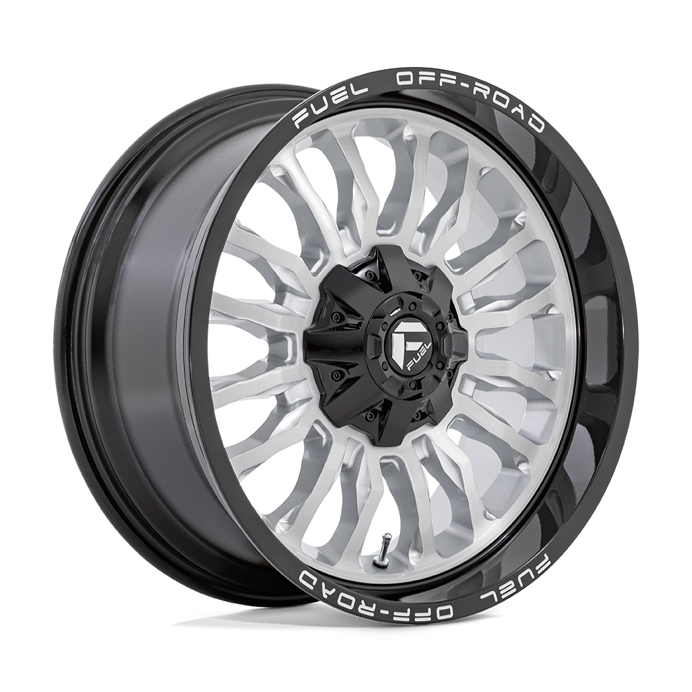 FUEL ARC  Silver Brushed Face With Milled Black Lip  20x9     +1      78.1  5X11