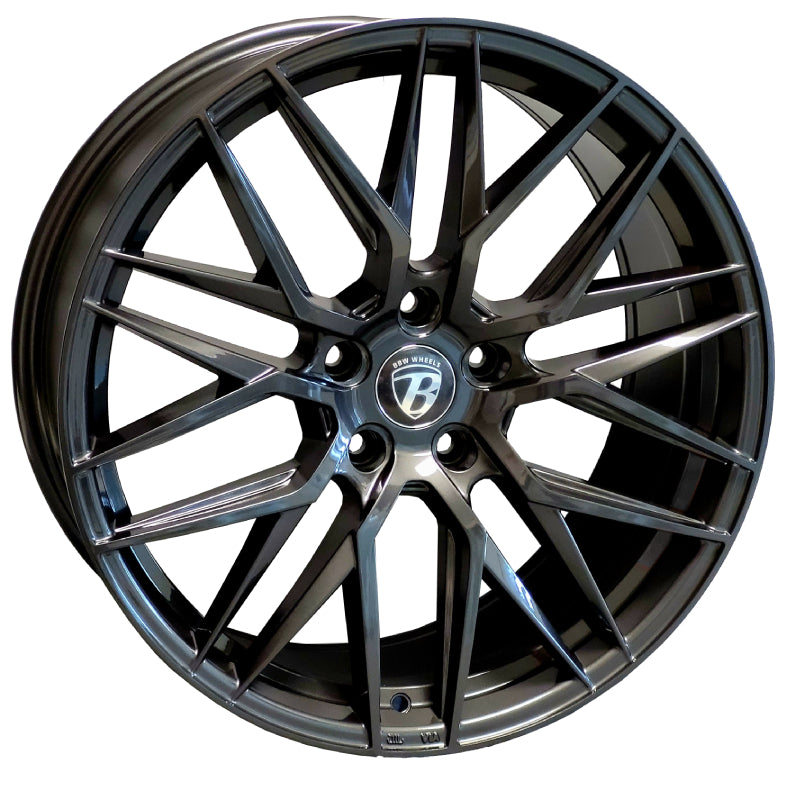 Bad Boy Wheel BBW590 19x8.5 5x114.3 offset 40 cb 67.1 Gun Metal