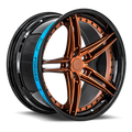 Sentali Barrel Forged SB3 20x10.5 5x120 +35 Gloss Black Lip / Gloss Bronze Centr