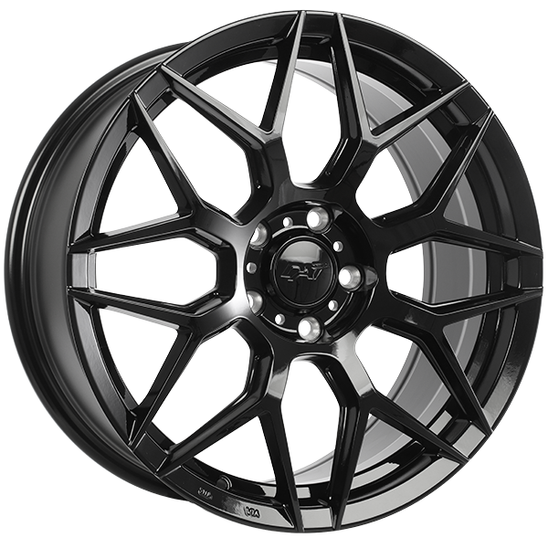 DAI DTM Noir lustré 18x8.0  5x114.3  Offset: 45  Hub: 67.1
