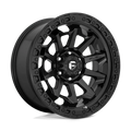 FUEL COVERT MATTE BLACK  18x9      ET: 1       125.1  Conical    8X165.1