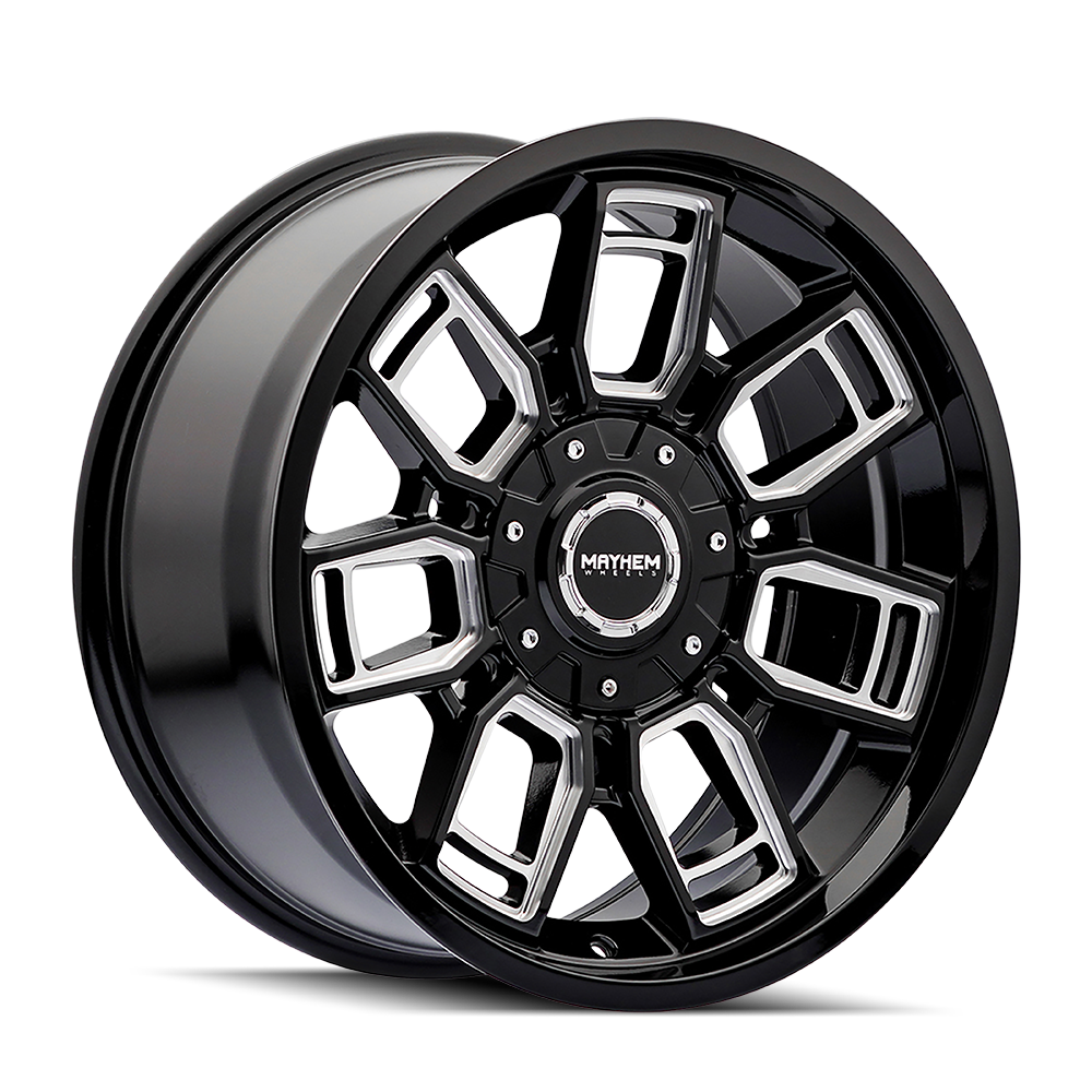 Mayhem ORDONNANCE NOIR BRILLANT/FRAISE  20x9 +0 106  6X135/6X139,7