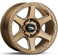 RockTrix RT112 Grandeur 17x9 6x139.7 offset -12 hub 106.1  Bronze