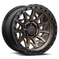 LOCK Lunatic 20x9 8x170 +20mm Matte Bronze W/ Matte Black Ring