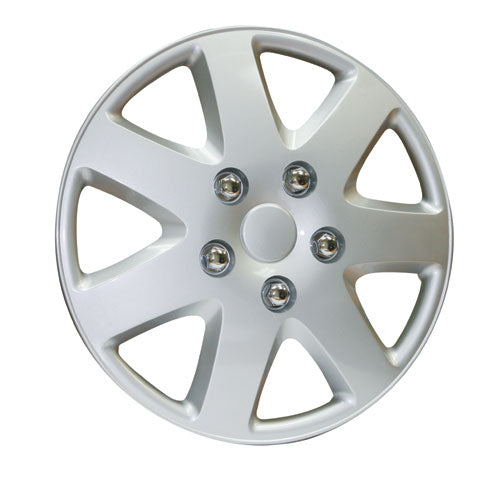 Ensemble de 4 enjoliveurs 15" Silver JH089