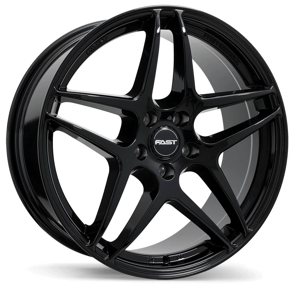 Fast Wheels BOOST  GLOSS BLACK  18x9     +35      72.6  Conical     5X120