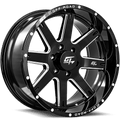 INVASION 20x10 6x139.7 -18 Gloss Black Milled