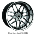 XXR 526 Chromium Black / SSC  18x9      ET: 35       73.1  Conique    5X114.3 5X