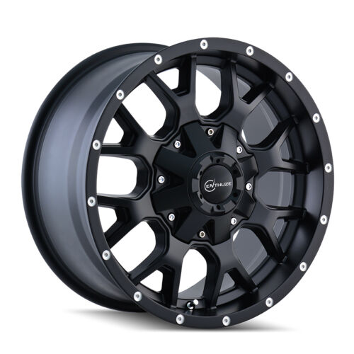 Enthuze Riddler 18x9 8x165.1 / 8x170 offset -12 cb 130.8 Noir Satin