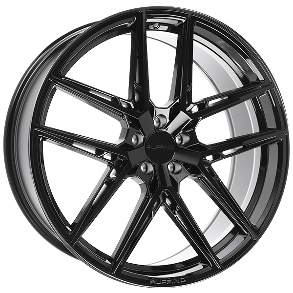 Ruffino RAYDEN Noir lustré 22x9.0  5x112  Offset: 35  Hub: 66.6