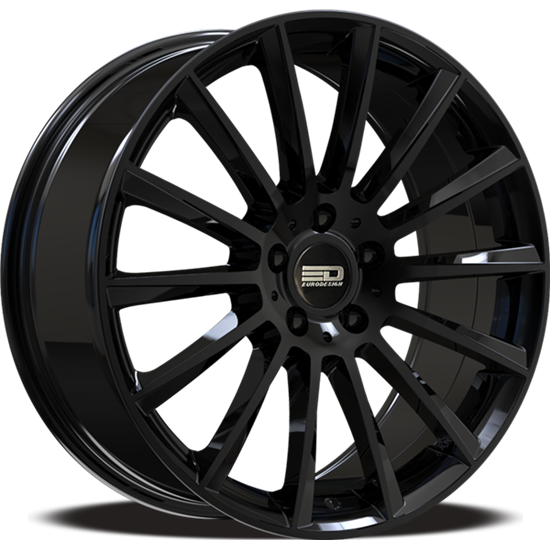 19x8 5x112 30/66.6 Euro Design Sacco, Gloss Black