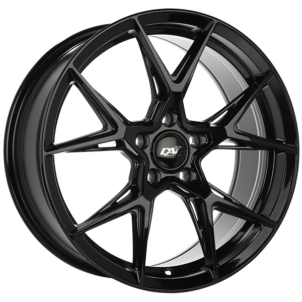 DAI GRAVITY Noir lustré 18x8.0  5x114.3  Offset: 42  Hub: 73.1