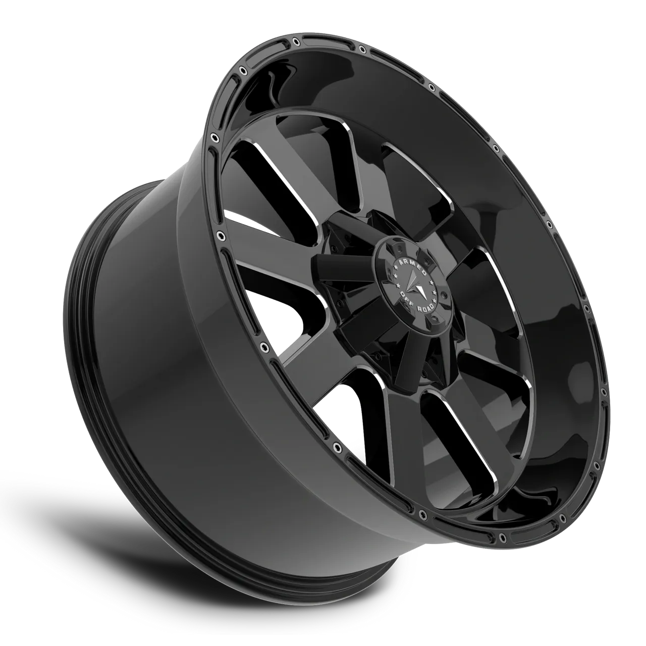 BRIGADE 20X10 8X165/8X170 ET:+0 GLOSS BLACK