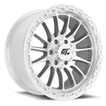 Renegade 18x9 6x135 / 6x139.7 +12 Hyper Silver Machined Face
