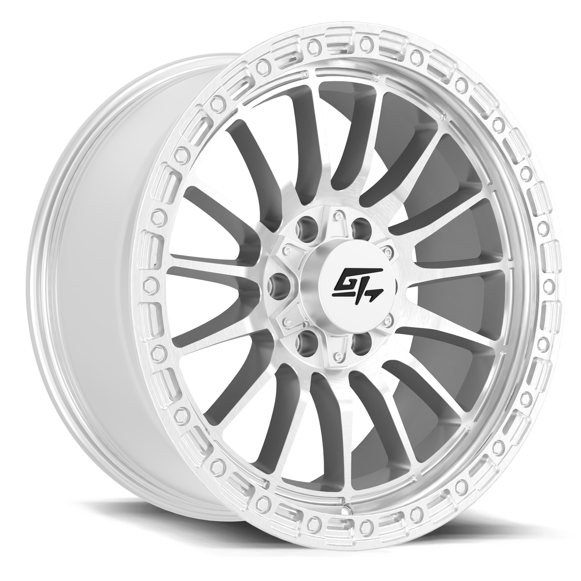 Renegade 18x9 6x135 / 6x139.7 +12 Hyper Silver Machined Face