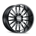 CALI SUMMIT GLOSS BLACK MILLED  22x12      ET: -51       125.2  Conical    8X165