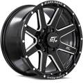 GT OFF-ROAD Invasion 22x10 8x165.1 -18 Gloss Black Milled