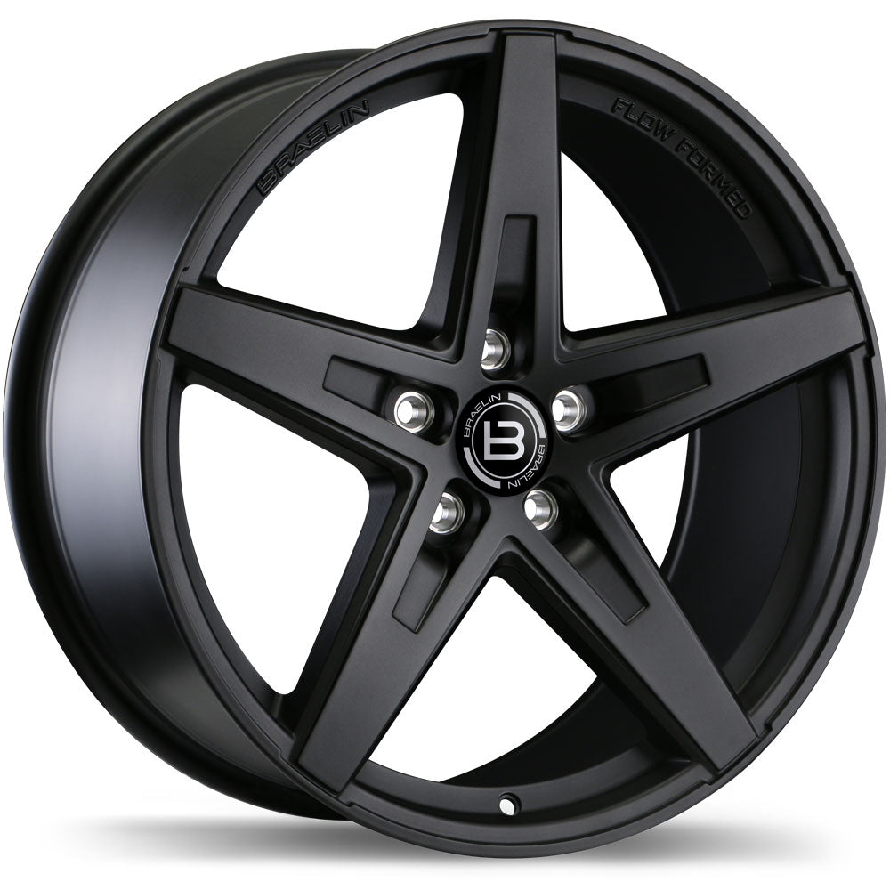Braelin BR08 MATTE BLACK  20x10      ET: 45       66.6  Conical    5X112