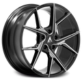 Armed Syndicate PHANTOM 74.1 18x8 5x108|5x110 35 GLOSS BLACK MILLED
