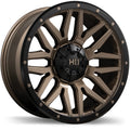 Fast HD Menace Satin Bronze with Black Trim 17x8 0 6x139.7mm 106.1mm