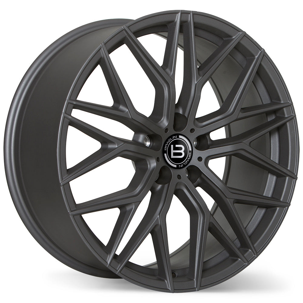 Braelin BR10 Matte Graphite  18x8      ET: 35       72.6  Conical    5X120