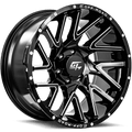 AGGRESSION 20x10 5x127 -18 Gloss Black Milled