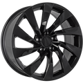 REPLICA 187 Noir lustré 18x8.0  5x112  Offset: 40  Hub: 57.1