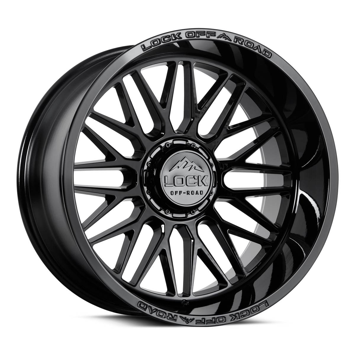 Lock Off-Road Xtreme Apex Gloss Black 20x9 ET20 8x165.1