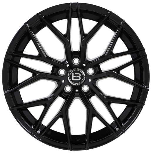 Braelin BR10 Gloss Black 18x8 ET35 5X114.3 CB70.3