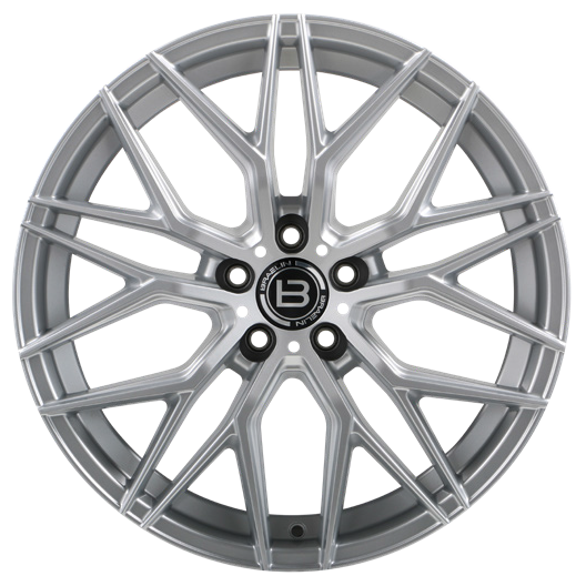 Braelin BR10 Gloss Silver 18x8 ET45 5X120.65 CB70.3