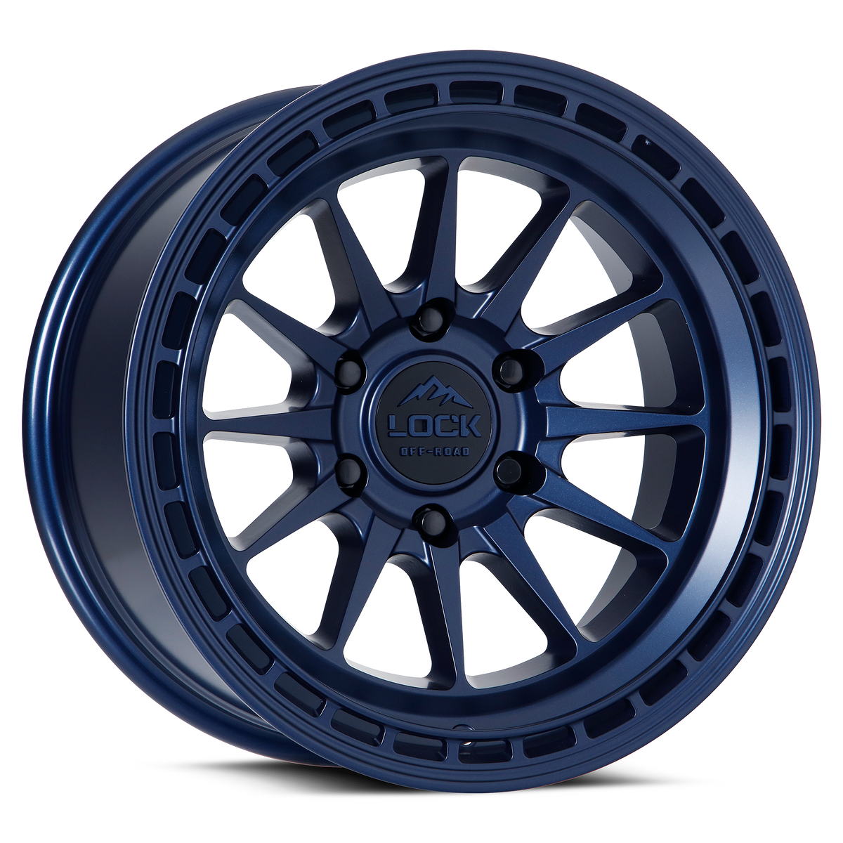 Lock Off-Road Baja Matte Blue 17x9 ET0 6x139.7
